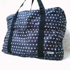【極美品】レスポートサック エコバッグ トートバッグ 折りたたみ ハート