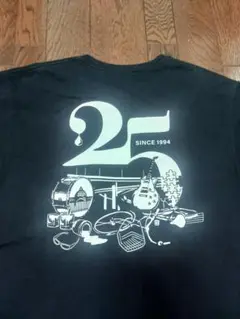 HUSKING BEE　Tシャツ　25周年　黒