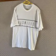 ホワイト ロゴ入り Tシャツ Lサイズ