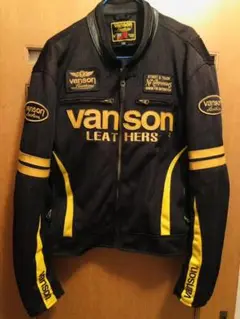 vansonバンソン ライダースメッシュジャケット