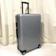 美品 リモワ サルサ 4輪 キャリーケース 104L シルバー 5〜10泊用