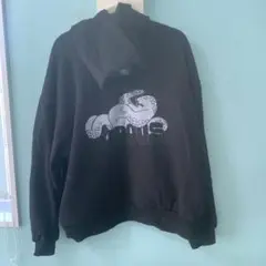 gibous スネークロゴパーカー ブラック L