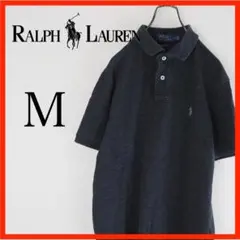 ★美品★Ralph Lauren ポロシャツ M ダークグレー　半袖