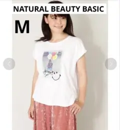 レディースtシャツ　半袖Tシャツ　カットソー　プリントtシャツ 白　ホワイト　M