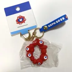 万博　ミャクミャク　キーホルダー　ミャクミャクリング
