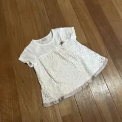 最終価格♡プティマイン♡レースカットソー110