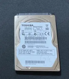 【ジャンク】 SATA 2.5インチ HDD TOSHIBA 640GB 7ミリ
