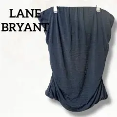 LANE BRYANT ベアトップ 14/16 ブラック ゴールド おしゃれ