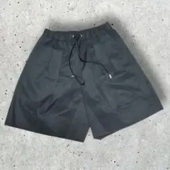 otii ブラックゴトショートパンツ タック プリーツ