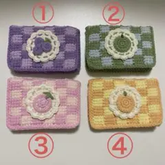 【即購入OK】折りたたみ式カードケース パスケース フルーツ ハンドメイド