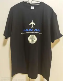 PAN AM　パンナム　Tシャツ　Lサイズ　黒色