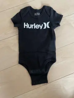 Hurley 黒ロンパース 0-6M