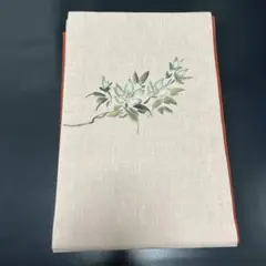 京袋帯☆手描きの花柄
