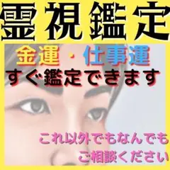 【すぐ鑑定】霊視鑑定・金運・仕事運 お悩みなんでも解決します 未来/占い