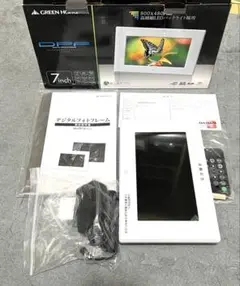 GREEN HOUSE GH-DF7Z デジタルフォトフレーム　退職記念