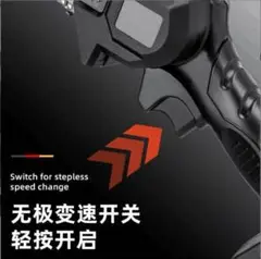人気 充電式 チェーンソー 手持ち 片手 軽量 木材切断 ブラック 黒