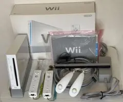 任天堂 Nintendo Wii 本体 白 ホワイト リモコン・ヌンチャク付き
