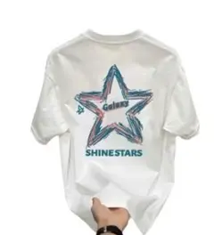 【限定】レディース　トップス　ＸＬ　ホワイト　星　スター