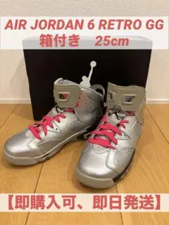 【即購入可、即日発送】AIR JORDAN 6 RETRO GG 箱付き25cm