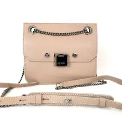 JIMMY CHOO ジミーチュウ REBEL XB ショルダーバッグ ピンク