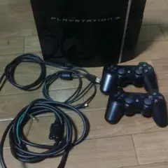 PlayStation 3 本体 コントローラー2個 付属品　ジャンク