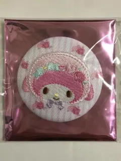 イオン限定 マイメロディ シークレット刺しゅう缶バッジ ⑥