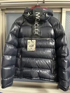 MONCLER kith ダウンジャケット　XL Kith Moncler Rochebrune Classic Down Jacket Navy/Red/White