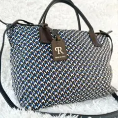 ✨美品✨ロベルタピエリ TATAMI 2way ショルダーバッグ ミニトート 黒