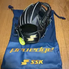 SSK プロエッジ 硬式内野手用グローブ ブラック
