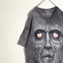 古着　USA The Mountain 顔グラフィック Tシャツ 個性的