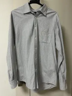 無印良品　メンズ　L サイズ　 ストライプ 長袖シャツ