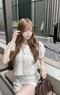 GRL グレイル　ツイードセットアップ