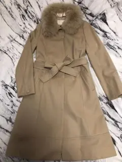 カシミア ウール フォックスファー♡ロングコート♡サイズ40