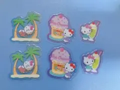 バラ売り　サンリオ　キティ　夏シール　②