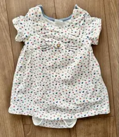H&M 半袖ワンピースロンパース 2-4M/62サイズ