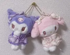 ドーリーローズ　マイメロ　クロミ　マスコットホルダー　セット　サンリオ