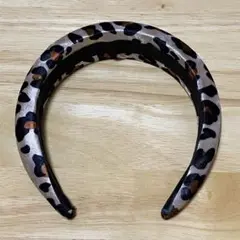 【未使用】カチューシャ レオパード ヒョウ柄