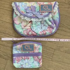 新品フラワーパターン ポーチセット
