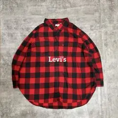 Levi’s フランネルネルシャツ 赤黒チェック