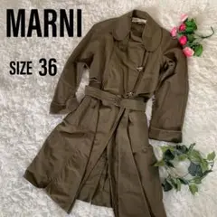MARNI SUMMER EDITION 2011トレンチコート 36オリーブ