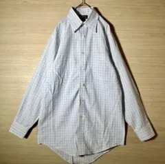 LANDS END ランズエンド 長袖シャツ L チェック柄 お洒落 古着