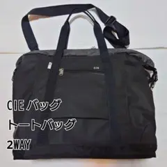 【美品】『CIE 』VARIOUS TOTEBAG トートバッグ　ブラック