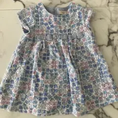 花柄ワンピース 80
