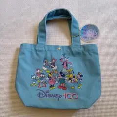 新品未使用　Disney　ディズニー　ミニトートバッグ　キャンバス素材　ミッキー