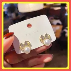 ⭐️フォロー割⭐️ピアス シルバー 花 クリスタル 大人気 #C251-1