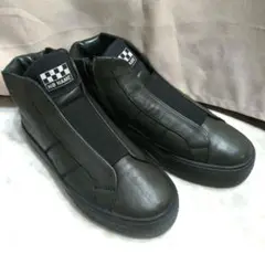 NO NAME ノーネーム 厚底スニーカー 36 ブラック　ジッパー有 23cm