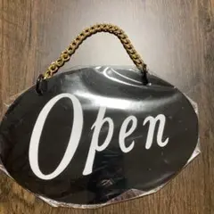 看板　サイン　Open closed 営業中