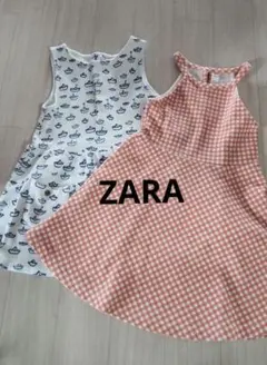 ZARA ノースリーブワンピース　２点セット