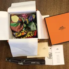 【値下げしました】ほぼ未使用 エルメス シュシュ クラウディア