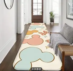 ミッキー型デザイン室内用マット